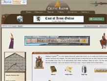Tablet Screenshot of medieval.celticradio.net